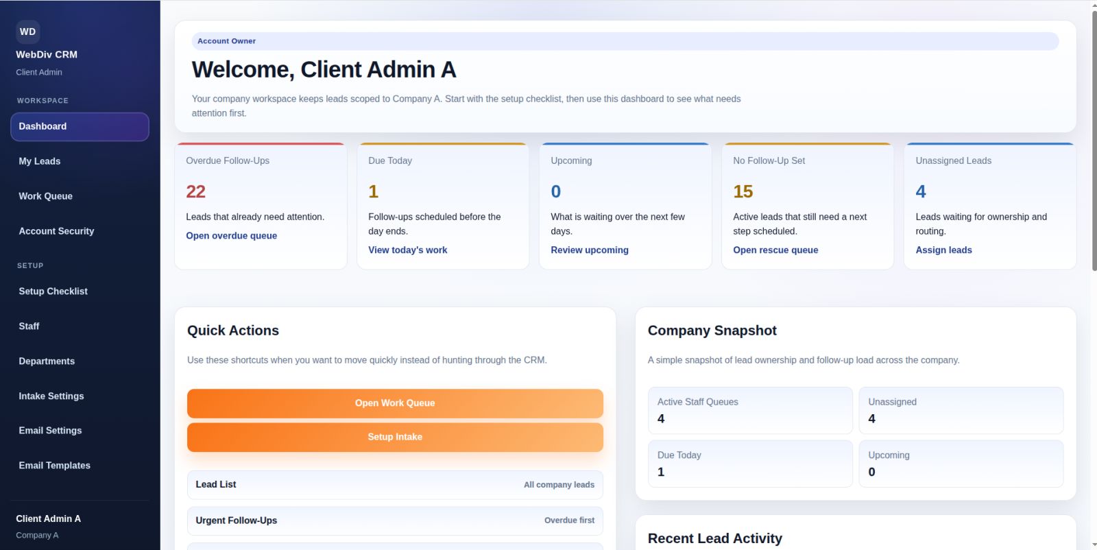 Featured WebDiv website project screenshot 2